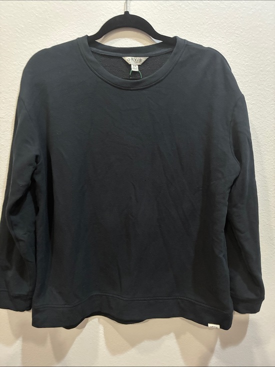 Orvis Tops - Orvis Black Crewneck Sweatshirt